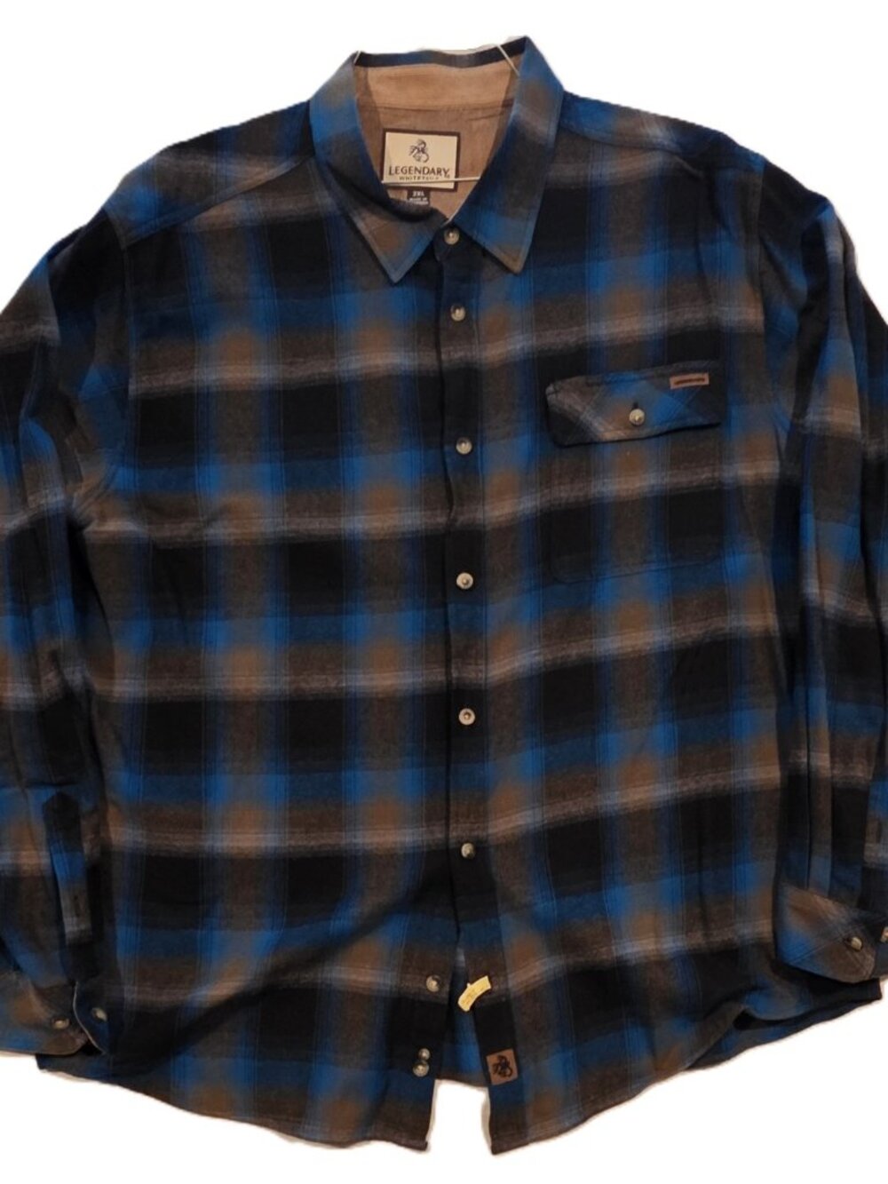 ***Legendary Whitetails Legendary Stretch Casual Flannel Shirt***